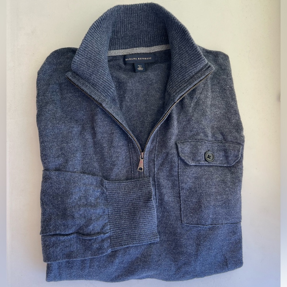 Men’s Banana Republic Quarter-Zip Sweater